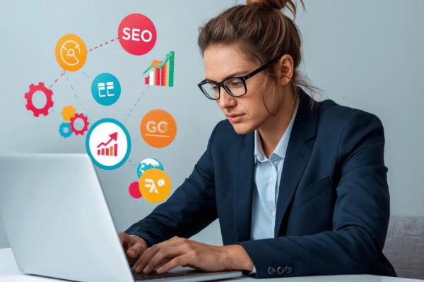 Blogging for business to boost SEO and customer growth.