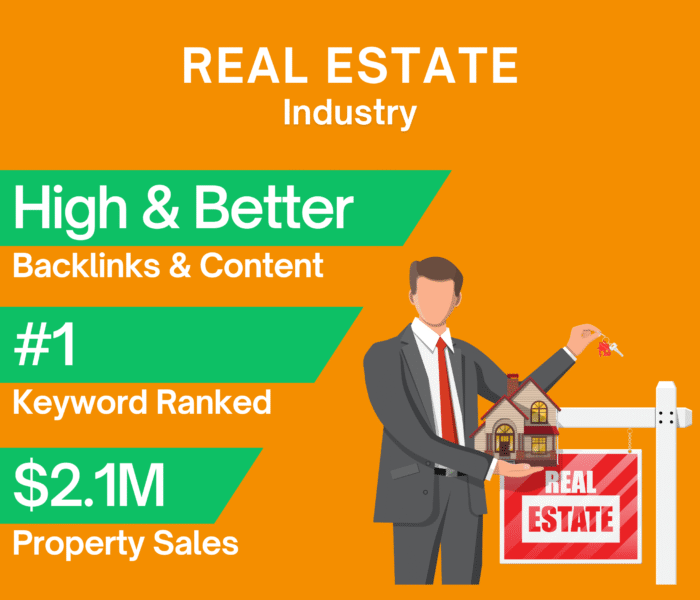 Luxury Property Developer SEO performance showing keyword growth and property sales